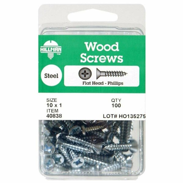 Homecare Products 40830 Phillips Flat Head Wood Screw, 5PK HO3302292